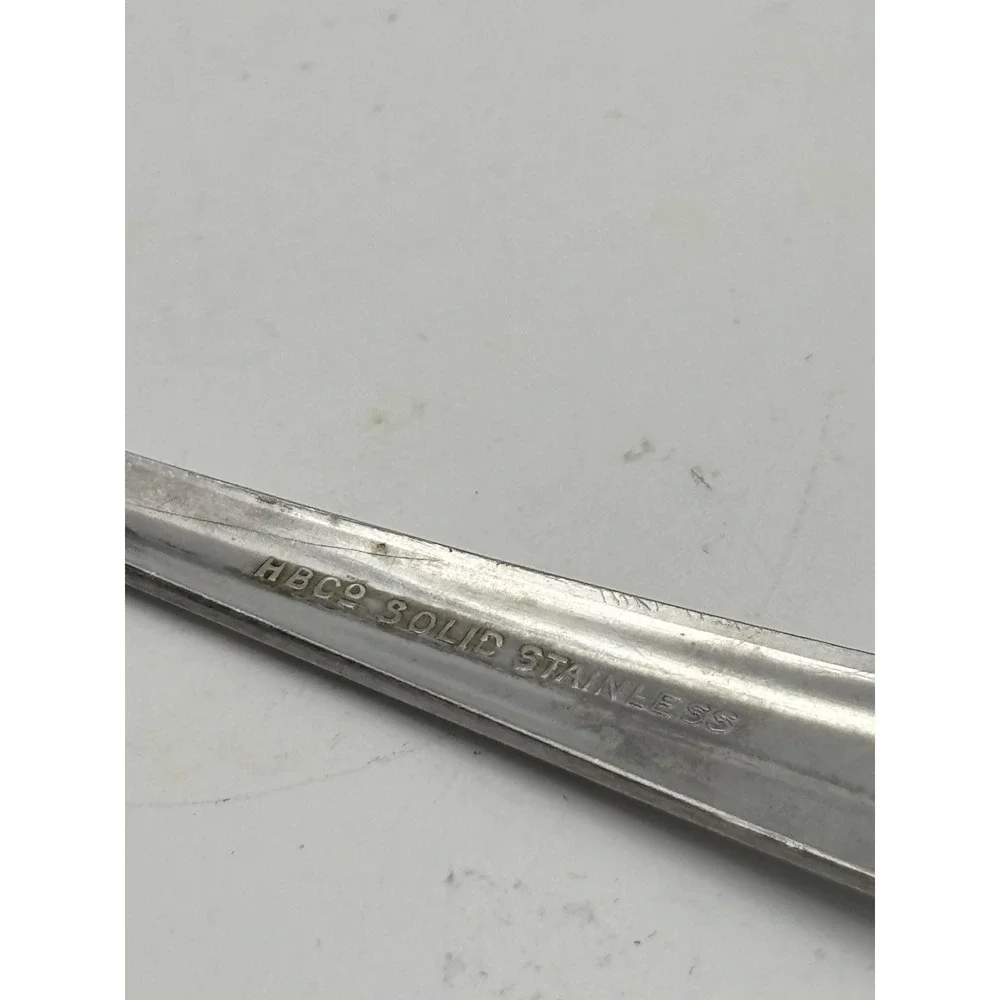 Vintage HB Co Spoon Baby Child Dematasse 4in Stainless‎ Steel Flatware